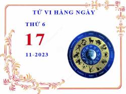 tu vi ngay 17 11 2023 thu 6 12 cung hoang dao 2023 11 09 1