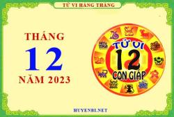 Xem tử vi tháng 12/2023 của 12 con giáp chi tiết nhất tại 12con.vn 1 Tu vi thang 12 2023 cua 12 con giap 2023 11 21
