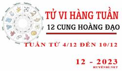 Tu vi tuần mới từ ngày 4/12/2022 - 10/12/2023 của 12 cung hoàng đạo 1 tu vi hang tuan tu 4 12 den 10 12 cua 12 cung hoang dao 2023 11 29 1