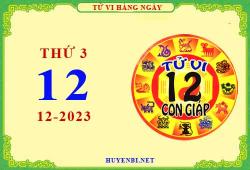 Tu vi ngay 12 12 2023 thu 3 12 con giap 2023 12 06