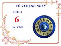 Xem tử vi ngày 6/12/2023 thứ 4 của 12 cung hoàng đạo chi tiết nhất 1 tu vi ngay 6 12 2023 thu 4 12 cung hoang dao 2023 11 29 1