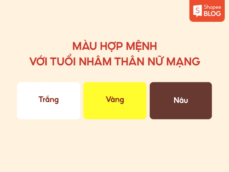 màu hợp với tuổi Nhâm Thân