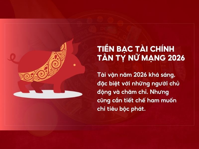 Tiền bạc và tài chính tuổi Tân Tỵ