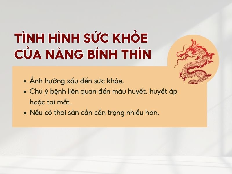 Tuổi Bính Thìn nữ mạng 1976 chú ý đến sức khỏe trong năm 2026