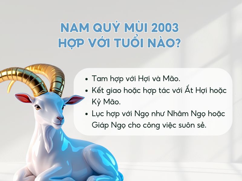 Nữ sinh năm 2003 lấy chồng tuổi nào hợp?