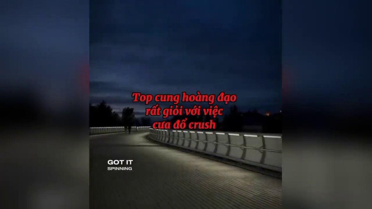 Khung hình mở đầu với danh sách top các cung hoàng đạo "trap" trên nền hoa hồng phấn.