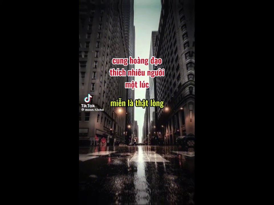 Hình ảnh tổng hợp cuối video với logo TikTok @moon.12chd.