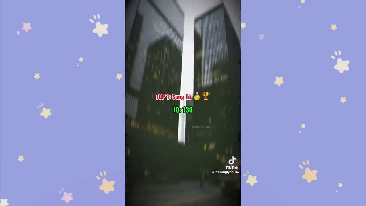 Màn hình cuối cùng hiển thị logo TikTok và thanh tìm kiếm với tên người dùng @phuonglynh047, cho thấy nguồn nội dung tham khảo.